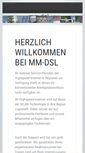 Mobile Screenshot of mm-dsl.de