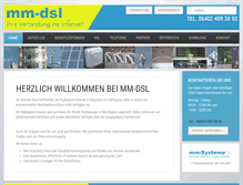 Tablet Screenshot of mm-dsl.de